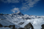 Il Monviso (m.3841) dal Monte Testa di Garitta Nuova (m.2385) Alpi Cozie - Valle Varaita (CN)